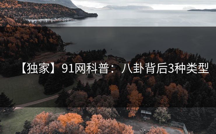 【独家】91网科普：八卦背后3种类型